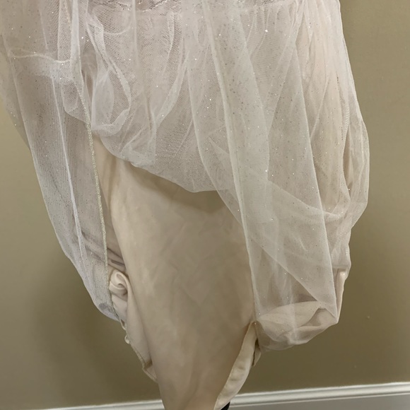 Speechless Blush Glitter Tulle Dress Size 9 - Picture 10 of 16